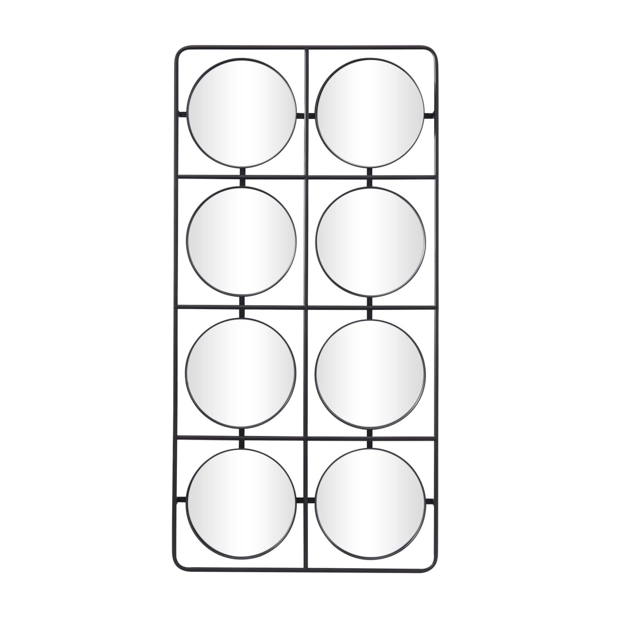 Black Modern Wall Decor, 24" x 3" x 47"